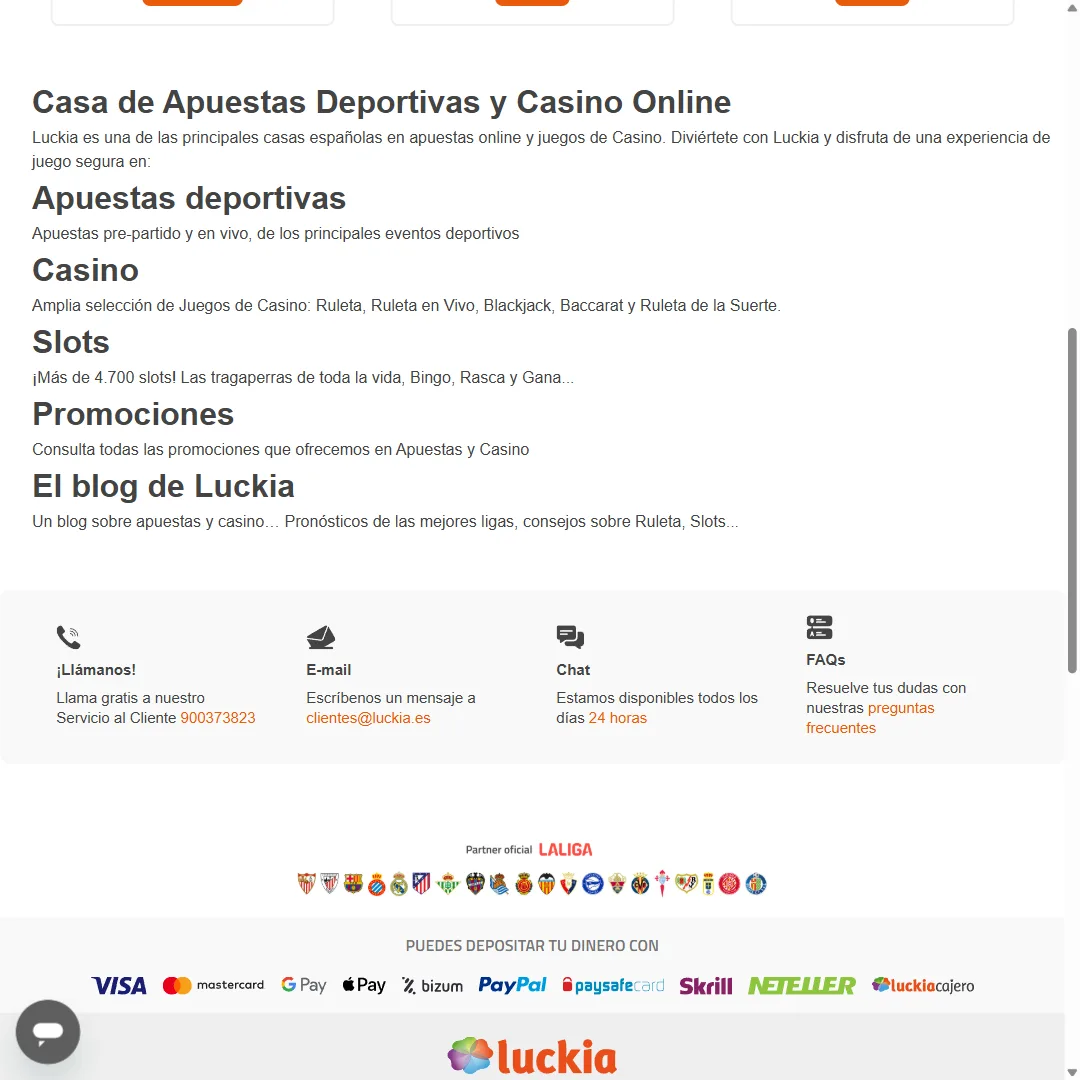 Captura 2 de Luckia
